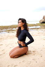 Load image into Gallery viewer, SADIE SURF SHIRT - BLACK
